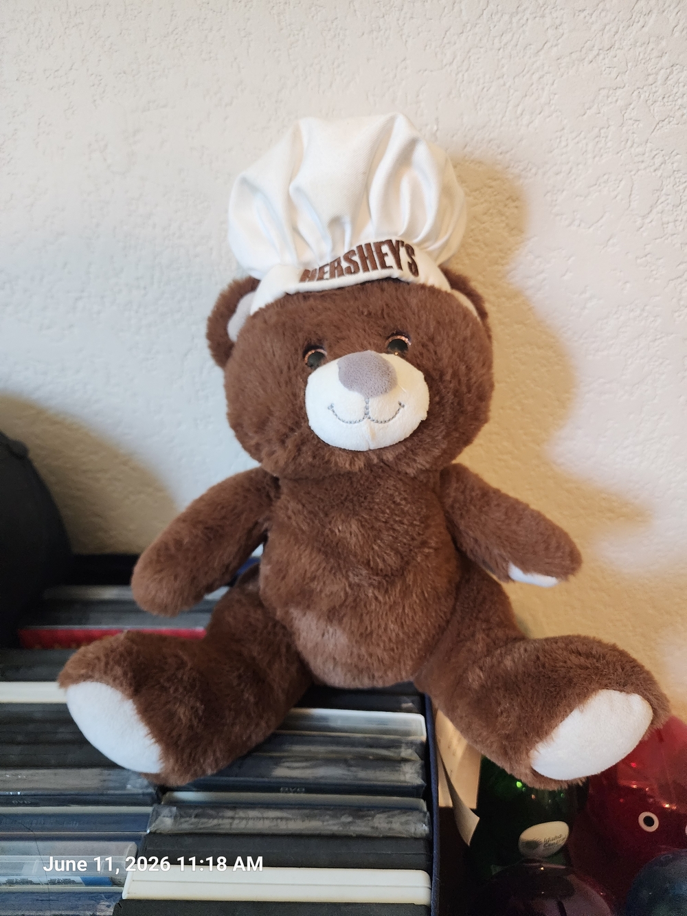 Hershey's Brown Chef Bear Plush - Soft Chocolate-Bear Stuffed Toy